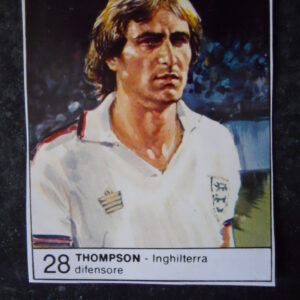 FIGURINA ALBUM 1980 CALCIOEUROPA GIORNALINO #28 ENGLAND THOMPSON [AF3]