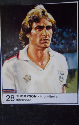 FIGURINA ALBUM 1980 CALCIOEUROPA GIORNALINO #28 ENGLAND THOMPSON [AF3]