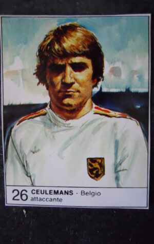 FIGURINA ALBUM 1980 CALCIOEUROPA GIORNALINO #26 BELGIO CEULEMANS [AF3]
