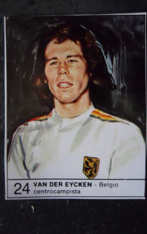FIGURINA ALBUM 1980 CALCIOEUROPA GIORNALINO #24 BELGIO VAN DER EYCKEN [AF3]