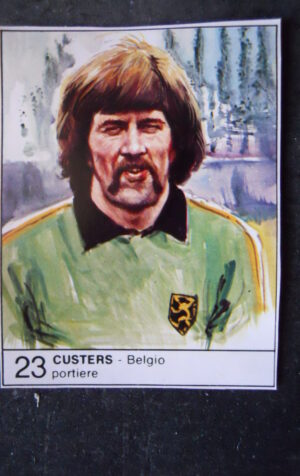 FIGURINA ALBUM 1980 CALCIOEUROPA GIORNALINO #23 BELGIO CUSTERS [AF3]