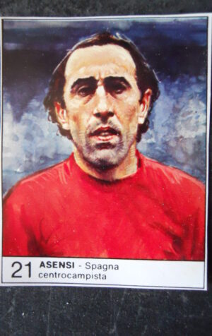 FIGURINA ALBUM 1980 CALCIOEUROPA GIORNALINO #21 SPAGNA ASENSI [AF3]