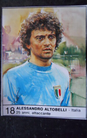 FIGURINA ALBUM 1980 CALCIOEUROPA GIORNALINO #18 ITALY ALESSANDRO ALTOBELLI [AF3]