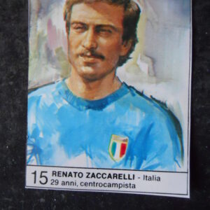 FIGURINA ALBUM 1980 CALCIOEUROPA GIORNALINO #15 ITALIA RENATO ZACCARELLI [AF3]