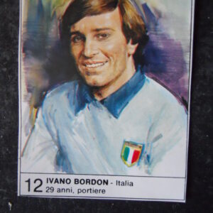 FIGURINA ALBUM 1980 CALCIOEUROPA GIORNALINO #12 ITALIA IVANO BORDON [AF3]