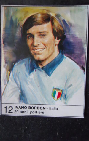 FIGURINA ALBUM 1980 CALCIOEUROPA GIORNALINO #12 ITALIA IVANO BORDON [AF3]
