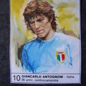 FIGURINA ALBUM 1980 CALCIOEUROPA GIORNALINO #10 ITALIA GIANCARLO ANTOGNONI [AF3]