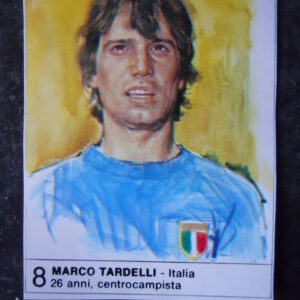 FIGURINA ALBUM 1980 CALCIOEUROPA GIORNALINO #8 ITALIA MARCO TARDELLI [AF3]