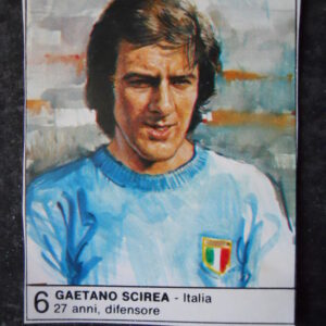 FIGURINA ALBUM 1980 CALCIOEUROPA GIORNALINO #6 ITALIA GAETANO SCIREA [AF3]