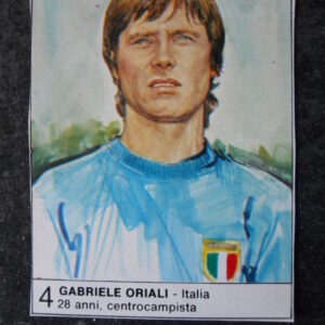 FIGURINA ALBUM 1980 CALCIOEUROPA GIORNALINO #4 ITALIA GABRIELE ORIALI [AF3]