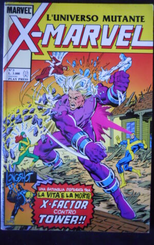 X-MARVEL 3 PLAY PRESS MARVEL ITALIA [G20]