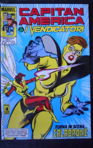 CAPITAN AMERICA & I VENDICATORI 49 1992 STAR COMICS MARVEL ITALIA  [TR1]
