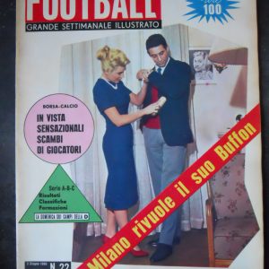 FOOTBALL SETTIMANALE 22 1960 MILANO BUFFON – FOTO PAGINA PARMA [D3]