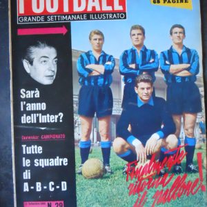 FOOTBALL SETTIMANALE 29 1960 INTER MORATTI – TUTTE LE SQUADRE A B C D [D3]