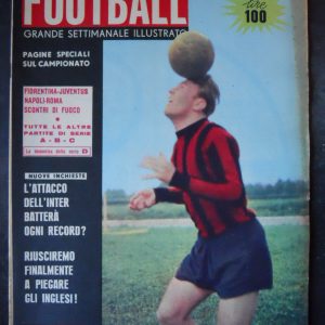FOOTBALL SETTIMANALE 34 1960 ALTAFINI MILAN – FOTO PAGINA PADOVA [D3]