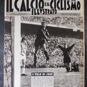 CALCIO E CICLISMO ILLUSTRATO 11 1961 MILAN JOSè ALTAFINI LECCO INTER 2-0 [Q202]