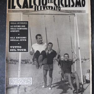 CALCIO E CICLISMO ILLUSTRATO 28 1962 GIORGIO GHEZZI FONGARO ANGELILLO [Q202]