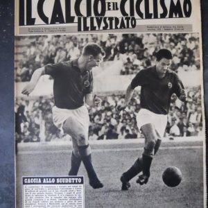 CALCIO E CICLISMO ILLUSTRATO 38 1962 MANTOVA INTER 0-0 ATALANTA SAMPDORIA [Q202]