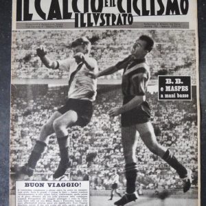 CALCIO E CICLISMO ILLUSTRATO 35 1961 VICENZA MILAN 0-3 JOSè ALTAFINI [Q202]