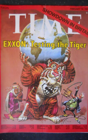 TIME MAGAZINE 18/02/1974 EXXON : TESTING THE TIGER [G106A]