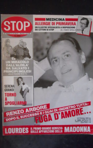 STOP 2060 1988 RENZO ARBORE SERENA GRANDI VIRNA LISI ALESSANDRA MARTINES [G81R]