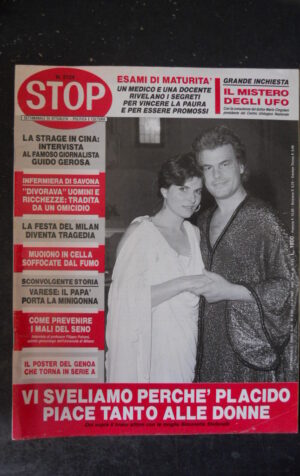 STOP 2124 1989 SHIRLEY TEMPLE MICHELE PLACIDO TRAGEDIA VITTORIA MILAN [G52CA]