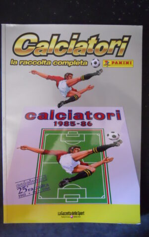 ALBUM PANINI CALCIATORI 25a RACCOLTA COMPLETA 1985-1986 GAZZETTA [G109B]