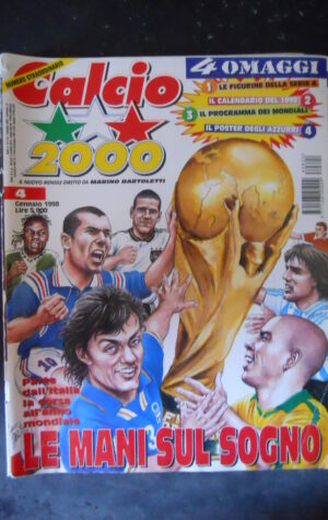 CALCIO 2000 4 1998 SPECIALE MONDIALI FRANCE 98 FOOTBALL  [G234]