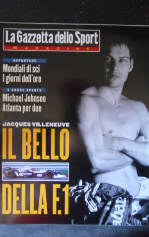 LA GAZZETTA DELLO SPORT MAGAZINE  9 1996 JAQUES VILLENEUVE MIKE TYSON [TR18]
