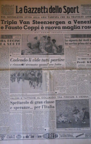 GAZZETTA DELLO SPORT 28/05/1952 FAUSTO COPPI  [G770]