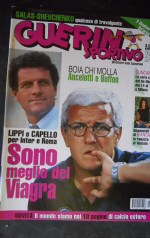 GUERIN SPORTIVO 40 1999 LIPPI CAPELLO ANCELOTTI BUFFON  [G677]