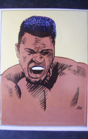 FIGURINA STICKERS GIORNALINO 1985 #21 CASSIUS CLAY - RARE [AFZ]