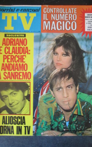 TV SORRISI CANZONI 6 1970 CELENTANO CLAUDIA MORI PATTY PRAVO LIZ TAYLOR [SC5E]