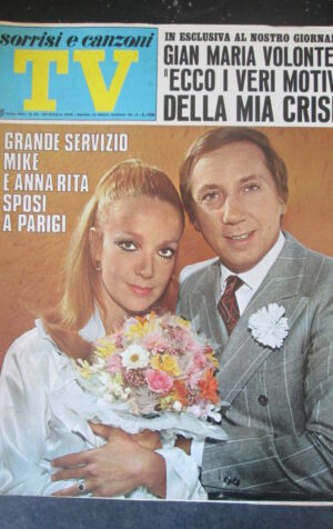 TV SORRISI CANZONI 42 1968 MIKE BONGIORNO GIAN MARIA VOLONTè [SC5E]