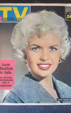 TV SORRISI CANZONI 17 1962 JAYNE MANSFIELD NADIA GRAY ERNESTO CALINDRI [SC5E]