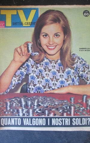 TV SORRISI CANZONI 15 1964 GABRIELLA FARINON VIRNA LISI GIULIA LAZZARINI [SC5E]