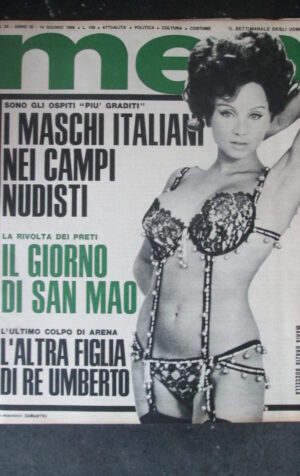 MEN SETTIMANALE 24 1968 CON POSTER  [SC5F]