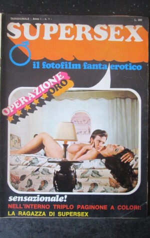 SUPERSEX N°1 1967 IL FOTOFILM FANTA EROTICO EDIZIONE BALSAMO [SIT14]