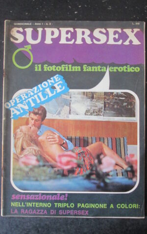 SUPERSEX N°2 1967 IL FOTOFILM FANTA EROTICO EDIZIONE BALSAMO [SIT14]