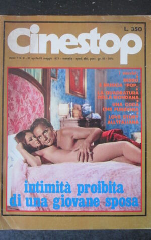 CINESTOP 8 1971 RIVISTA EROTICA FOTOROMANZO [SIT14]