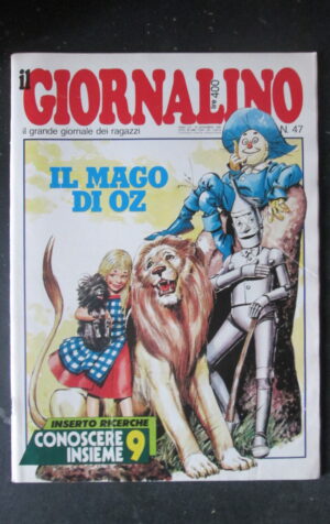 GIORNALINO 47 1980 IL MAGO DI OZ TERRE INDIANE SOPHIE CAUVIGNY [H016]