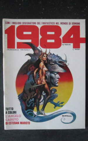 1984 RIVISTA FUMETTI #9 1980 L'ANGELO CADUTO DI ESTEBAN MAROTO [G850]