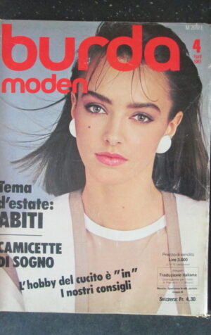 BURDA 4 1983 CON CARTAMODELLI [G786]