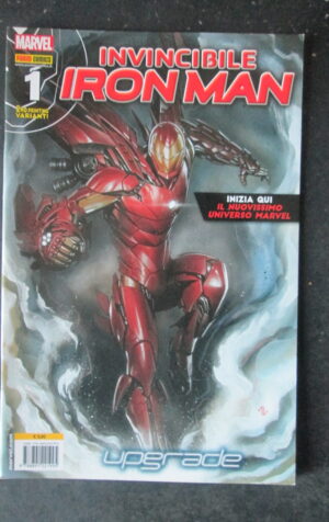 IRON MAN 1 VARIANT PRIMA RISTAMPA PANINI MARVEL  [W69]