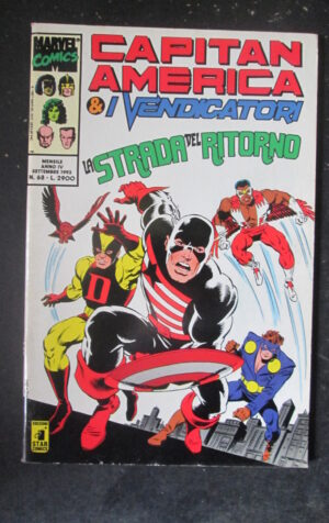 CAPITAN AMERICA E I VENDICATORI 68 1993 STAR COMICS MARVEL [C16A]