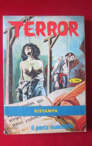TERROR RISTAMPA 102 1978 EDIPERIODICI FUMETTO EROTICO [SIT23]