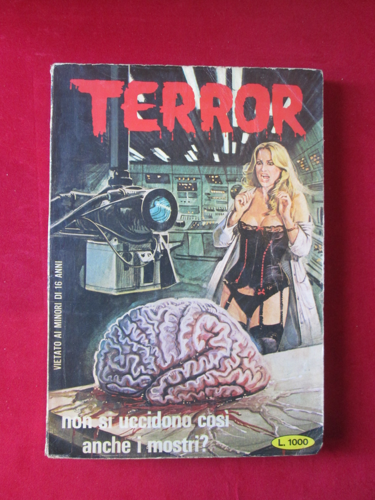 TERROR 130 1980 EDIPERIODICI FUMETTO EROTICO [SIT23]