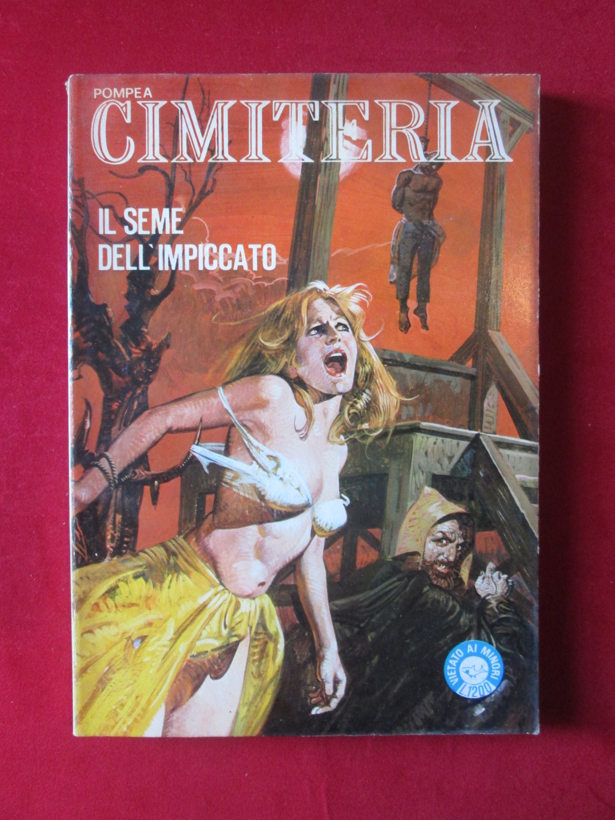 CIMITERIA SUPPL. 71 1980 EDIFUMETTO FUMETTO EROTICO [SIT23]