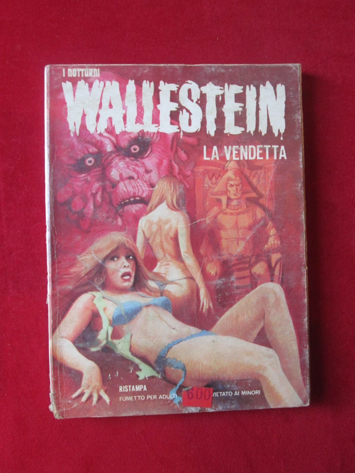 WALLESTEIN RISTAMPA 7 1979 EDIFUMETTO FUMETTO EROTICO [SIT23]