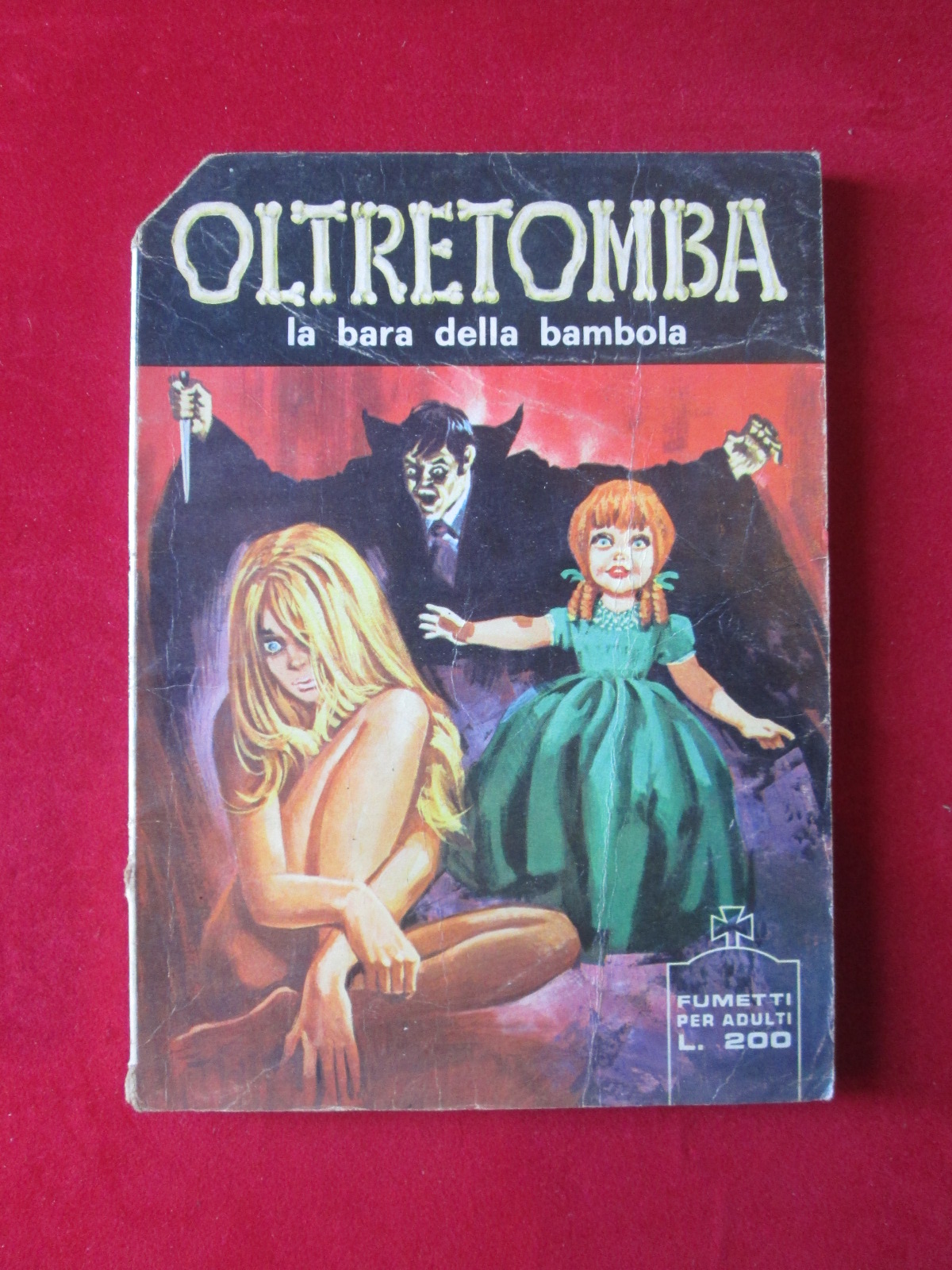 OLTRETOMBA 12 1971 EDIPERIODICI FUMETTO EROTICO [SIT23]